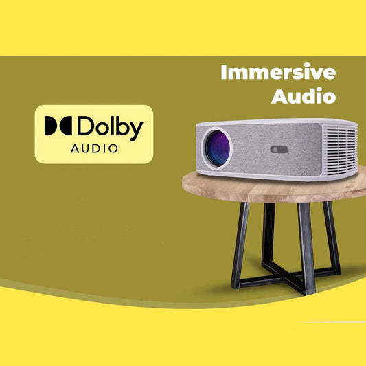 Zebronics PixaPlay 23 Wi‑Fi LED HD Projector – Smart Home Theater Projector with HD Display, Built-in Speaker, and Multiple Connectivity Options