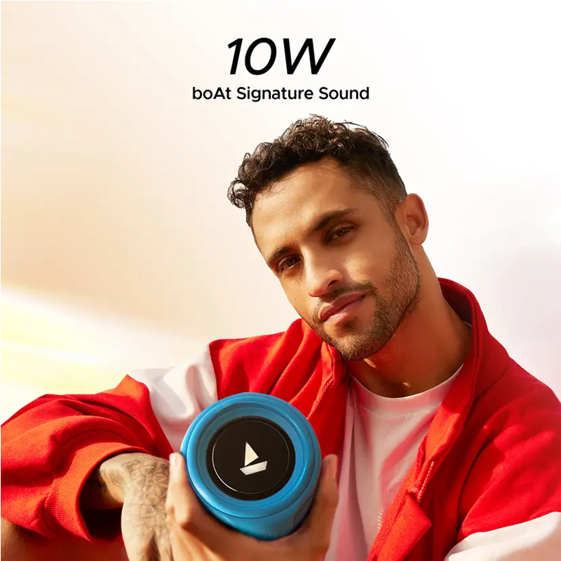 boAt Stone 352/358 Bluetooth Speaker with 10W RMS Stereo Sound| IPX7 Water Resistance| TWS Feature| Up to 12H Total Playtime| Multi-Compatibility Modes| Free Music Streaming on JioSaavn