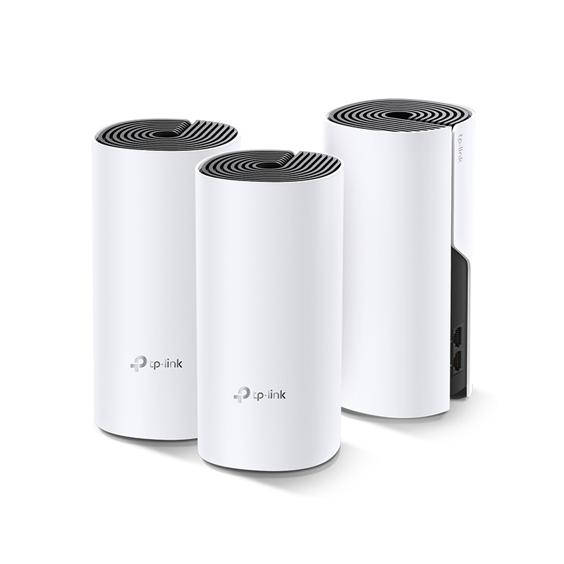 TP-Link Deco M4 Whole Home Mesh Wi-Fi System| Seamless Roaming and Speedy AC1200| Work with Amazon Echo/Alexa| Router and Wi-Fi Booster| Parent Control Router| Pack of 3