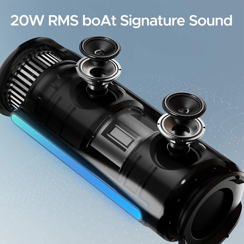 boAt Stone Spinx Pro with 8 HRS Playtime |RGB LEDs| TWS Mode| Sound 20 W Bluetooth Speaker
