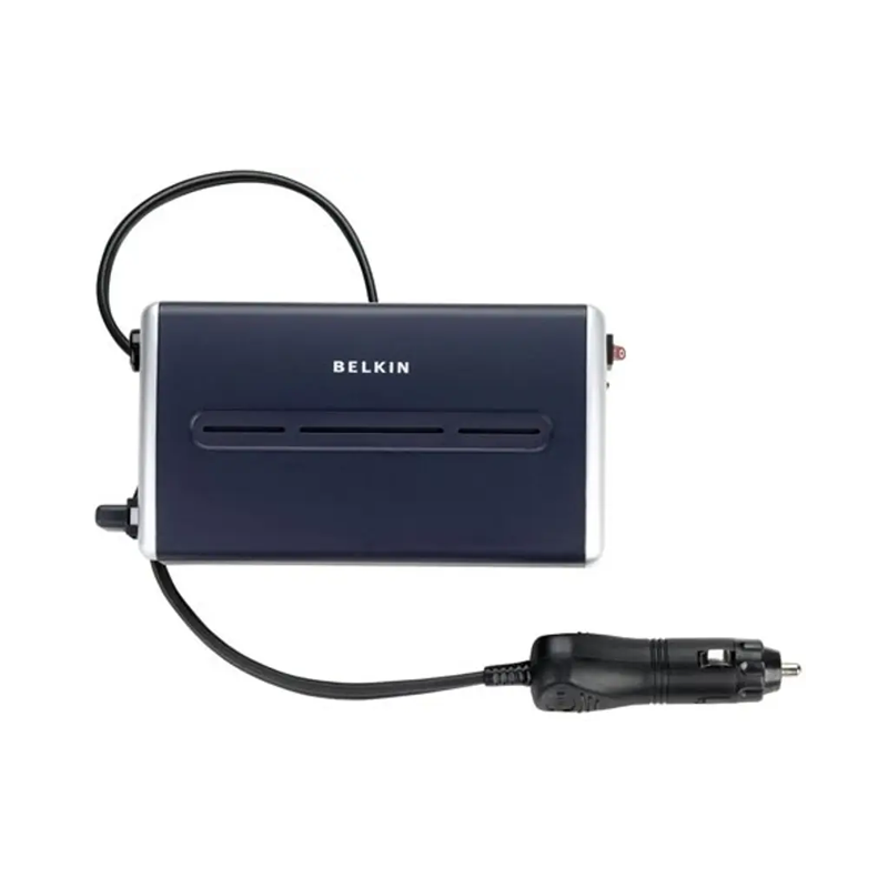Belkin AC Anywhere and USB Port| F5L071AK200W| BLUE| Car Charger| 200Wattage| USB port| High-efficiency power conversion| 2 years warranty