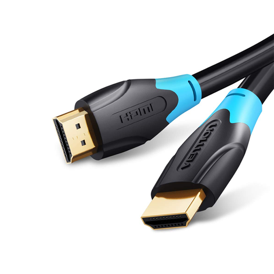 Vention High Speed HDMI Cable Supports Ethernet, 3D, 4K, 1080p| Gold Plated Audio Return Channel 1.5M|Black