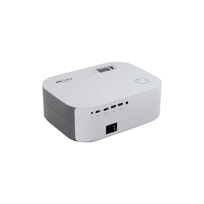 ZEBRONICS Pixaplay 17 Smart LED HD Projector White/Grey | Full HD Support, Built-in Speaker, WiFi & Bluetooth