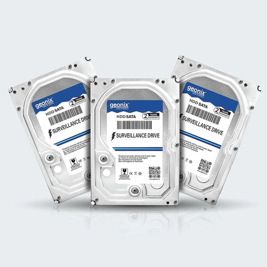Geonix RF 6TB AV HDD | 3.5” SATA Hard Drive | Direct Vendor Warranty