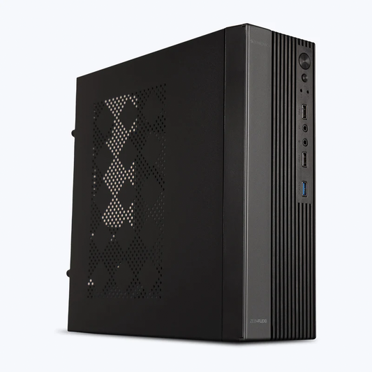 Zebronics Zeb Flexi Black Cabinet | Mid Tower ATX Cabinet | Tempered Glass Side Panel | USB 3.0 | Efficient Airflow | Black