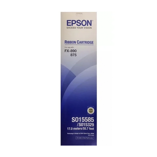 Epson LX-310 Ribbon Cartridge – High-Quality Black Fabric Ribbon for Dot Matrix Printers, Compatible with Invoices, Receipts, Multi-Copy Forms, and Continuous Stationery Printing