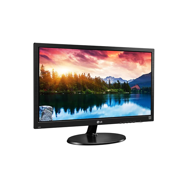 LG 19M38HB-B.BTRS 19-Inch HD LED Monitor | HDMI & VGA | Flicker Safe | Reader Mode | Wall Mountable | 3 Years Warranty
