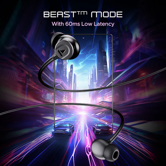 boAt Rockerz 255 ANC| 100HRS Battery| Spatial Audio | Fast Charge(10Mins=24HRS)| 3Mics Aienx| 13Mm Drivers| Power Earbuds| Bluetooth Neckband in Ear Wireless with Mic Earphones