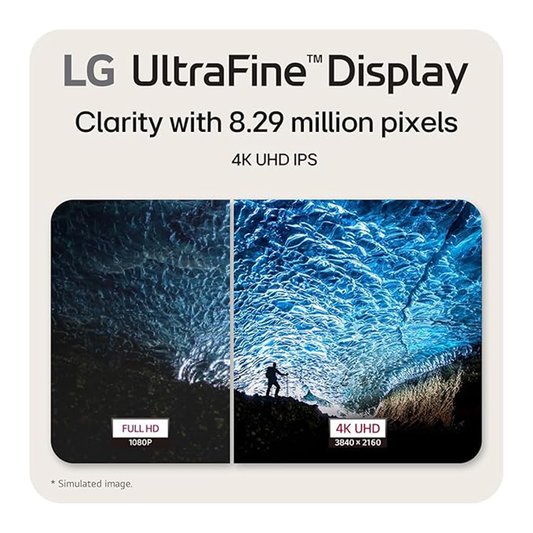 LG 27US500-W.ATR 27-Inch Monitor | 4K UHD IPS | HDR10 | Anti-Glare | HDMI | White Design | Home & Office Use