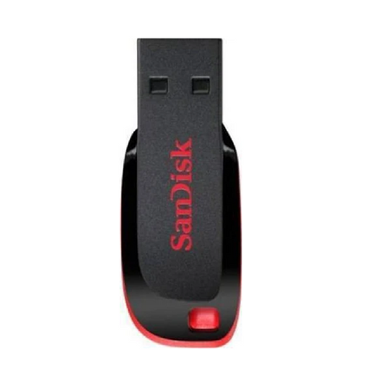 SanDisk Cruzer Blade 16 GB USB 2.0 Pen Drive| Portable| 110D x 10W x 10H Millimeters Dimension| 5-year limited warranty