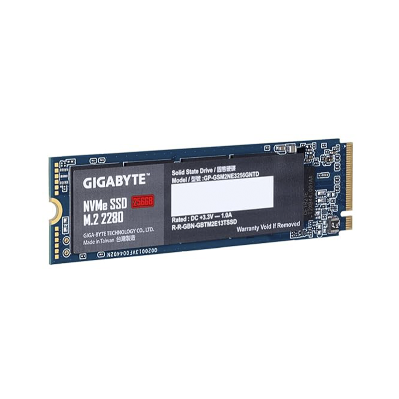 GIGABYTE 256 GB M.2 NVMe PCIe 3.0×4 Internal SSD – High‑Speed NVMe Storage, M.2 2280 Form Factor
