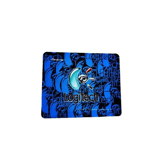 Logitech Premium Anti-Slip Blue Mouse Pad – Smooth Tracking Surface Durable Stitched Edges, Non-Slip Rubber Base, Optimized for All Mouse Types