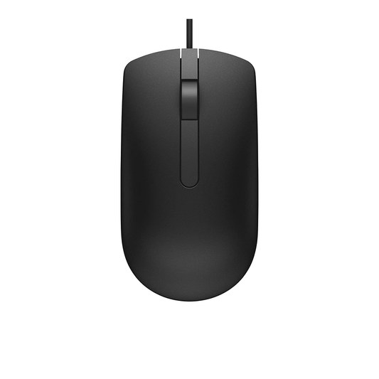 Dell MS116 Wired Optical Mouse| Black| USB| 1000 DPI optical tracking| 3 years warranty