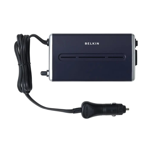 Belkin AC Anywhere and USB Port| F5L071AK200W| BLUE| Car Charger| 200Wattage| USB port| High-efficiency power conversion| 2 years warranty