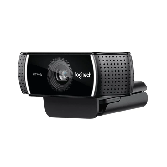 Logitech C922 Pro Stream Webcam| Black| USB| 5.7 Inches| 1080p resolution| Item Dimensions: 9.5 x 7.1 x 4.4 cm