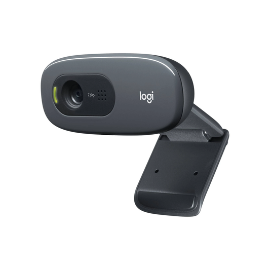 Logitech C270 HD Webcam| 720p video| 2 Inches screen| USB| 13.6 x 8.1 x 13.6 cm Dimension