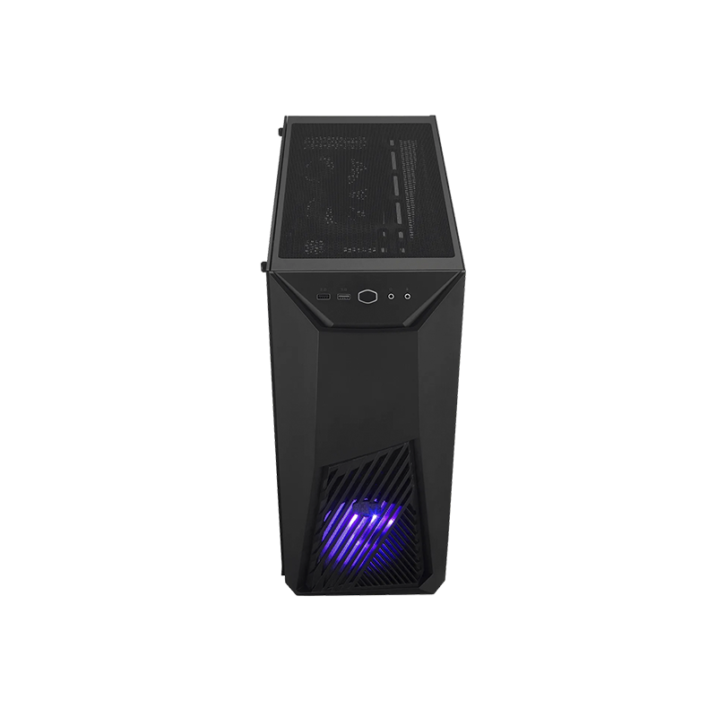 Cooler Master 310C | Mid-Tower PC Cabinet | ATX & Micro-ATX Compatible | USB 3.0 & 2.0 Ports | HD Audio Mic | Pre-Installed Cooling Fan | Gaming & Office Desktop Case"