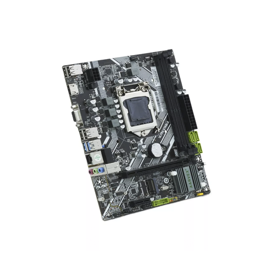 Arvex H61 D3 NVMe Motherboard Intel LGA1155 Socket Supports 2nd and 3rd Gen Core CPUs Dual Channel DDR3 up to 16GB M2 NVMe SSD Slot SATA Storage PCIe x16 Slot Micro ATX Form Factor Ideal for Budget and Office Desktop Builds