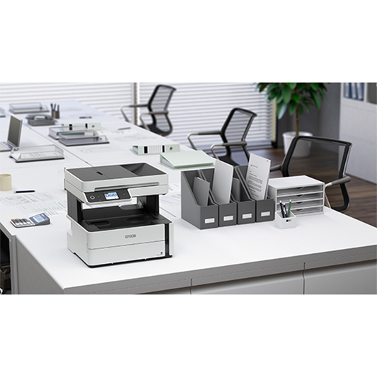 Epson EcoTank M3140 Monochrome All-in-One Ink Tank Printer – Print | Scan | Copy | ADF | Auto Duplex | Wi-Fi | Wi-Fi Direct | Ethernet | USB | High Yield Low Cost Printing