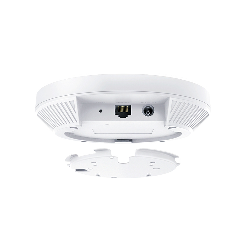 TP-Link EAP650 Ultra-Slim Wireless Access Point | Omada True WiFi 6 AX3000 | DC Adapter Included | Mesh, Seamless Roaming, WPA3, MU-MIMO | Remote & App Control | PoE+ Powered | Multi Control Options