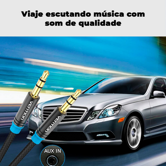 Vention Aux Cable 3.5mm Audio Cable 3.5 mm Jack Male to Male Stereo Aux Cable Cotton Braid externally Lead Braided for Car Stereos| Smartphone| Speaker| Headphone 1M