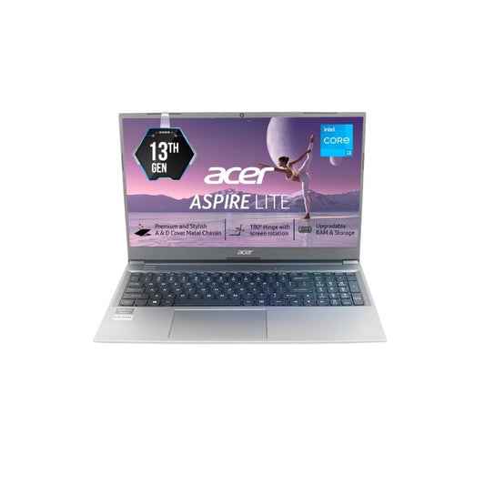 ACER Aspire 3 | Intel Core i3‑1305U | 8GB RAM | 512GB SSD | 15.6″ FHD IPS Display | Windows 11 | 1.65 kg | Silver