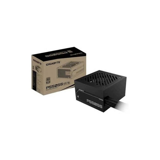 Gigabyte P550SS 550W 80+ Silver Certified ATX 3.0 Power Supply – 120mm FDB Cooling Fan|Single +12V Rail, Flat Cable Design & Full Protection for Stable Desktop & Gaming PCs