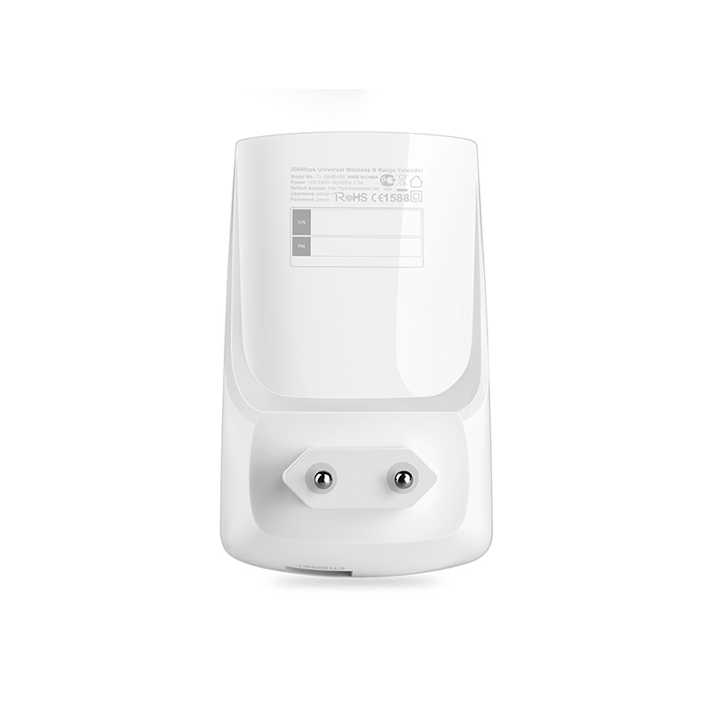 TP-Link TL-WA850RE N300 Wireless Range Extender, Broadband/Wi-Fi Extender, Wi-Fi Booster/Hotspot with 1 Ethernet Port, Plug and Play, Built-in Access Point Mode