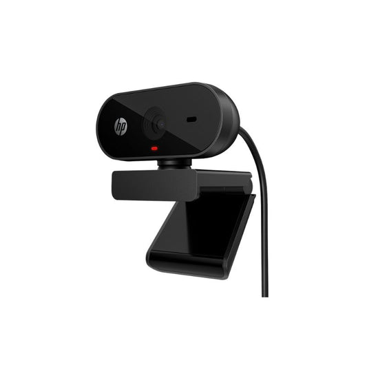 HP 325 FHD USB-A Webcam | Full HD 1080p Video Quality | Plug & Play USB Connectivity | Built-in Microphone for Clear Audio | Wide-Angle Lens for Meetings & Streaming | Compact Design for Laptop & PC