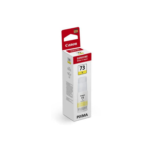 Canon GI-73 Yellow Ink Bottle |60 ml |Original Dye-Based Ink for Canon PIXMA G Series Printers| High-Yield| Fade-Resistant |Spill-Resistant Design