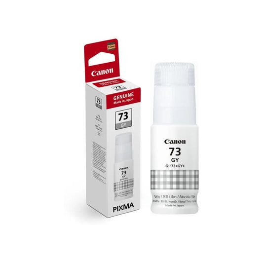Canon GI-73 Grey Ink Bottle |60 ml | Original Dye-Based Ink for Canon PIXMA G Series Printers| High-Yield| Fade-Resistant| Spill-Resistant Design