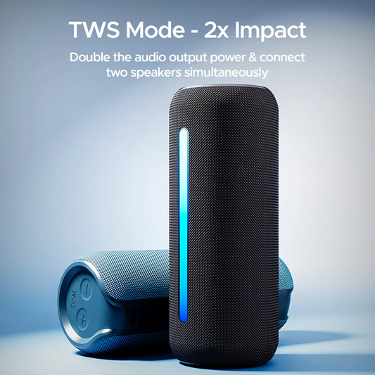 boAt Stone Spinx Pro with 8 HRS Playtime |RGB LEDs| TWS Mode| Sound 20 W Bluetooth Speaker