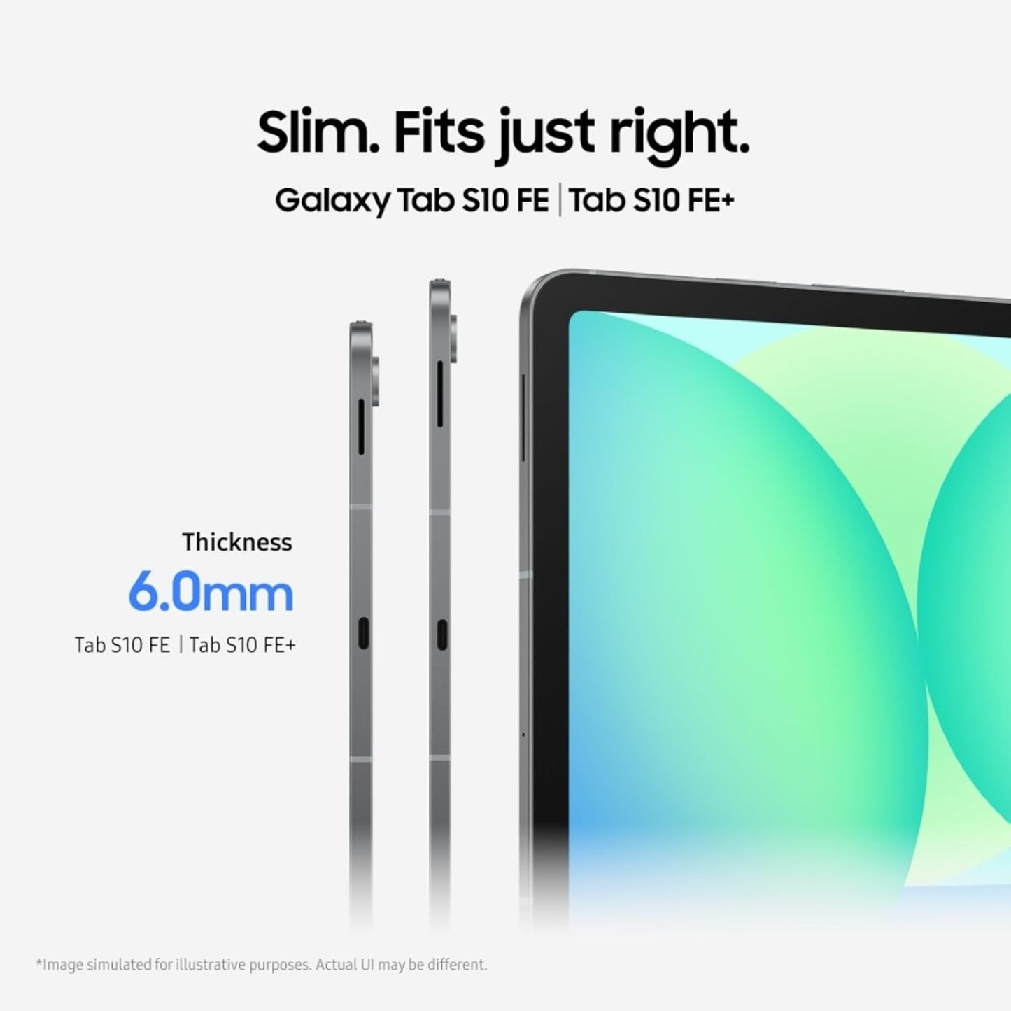 Samsung Galaxy Tab S10 FE, S Pen in-Box, 27.7 cm (10.9 inch) LCD Display, 8 GB RAM, 128 GB Storage, Wi-Fi Tablet