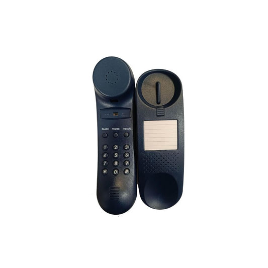 Beetel B25 Corded Landline Phone | Desk & Wall Mountable | Adjustable Ringer Volume | Redial|Pause|Flash Functions | Compact & Durable | Black