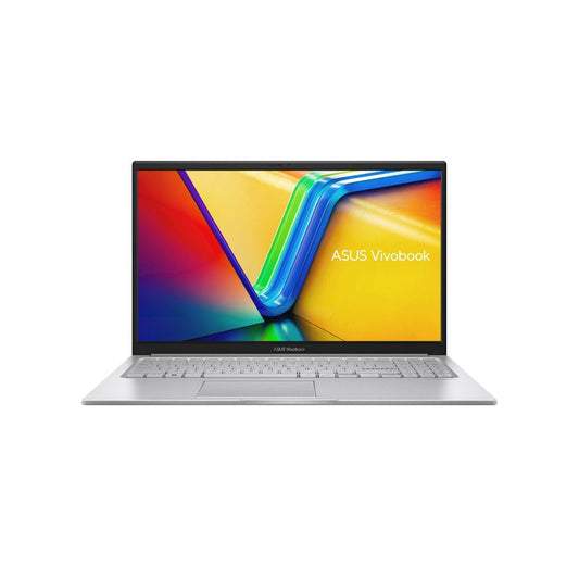 ASUS Vivobook X1504VA‑BQ321WS | Intel Core i3‑1315U | 8GB DDR4 | 512GB PCIe 4.0 SSD | 15.6″ FHD Anti‑Glare Display | Backlit Keyboard | Cool Silver | Windows 11 Home | Microsoft Office 2024 + M365