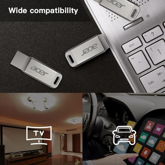 Acer UM310 256GB USB 3.2 Gen 1 Pendrive – High-Speed Flash Drive for Files, Photos, Videos, and Backups