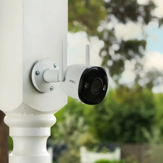 Imou 5MP High Definition Outdoor Security Bullet CCTV Camera| IPC-K3DP-5H0WF(0360)| Color Night Vision| Human Detection| Up to 512GB SD Card| IP67| Spotlight| Audio Recording| WiFi & Ethernet Connection| Alexa Enabled