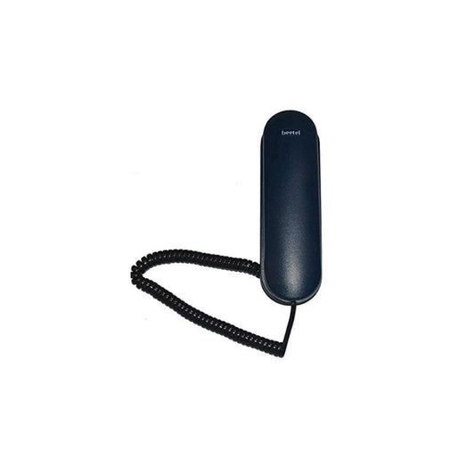 Beetel B25 Corded Landline Phone | Desk & Wall Mountable | Adjustable Ringer Volume | Redial|Pause|Flash Functions | Compact & Durable | Black