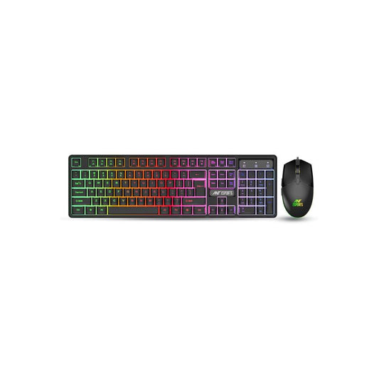 Ant Esports KM1650 Gaming Keyboard & Mouse – Multicolor RGB Backlit|Wired|Ergonomic Design| Adjustable DPI Mouse| Windows|Mac Compatible