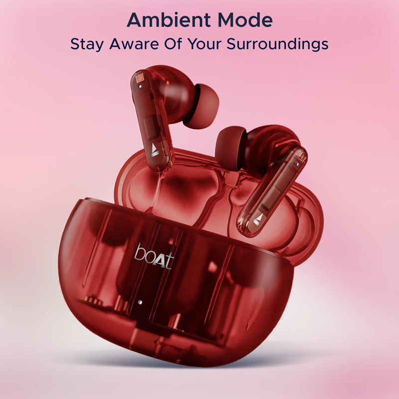 boAt Airdopes 191 ANC| 32dB ANC| Ambient Mode| 60HRS Battery| 4Mics ENx| in-Ear Detection| IWP Tech| Fast Charge| v5.3 Bluetooth Earbuds| TWS Ear Buds Wireless Earphones with mic