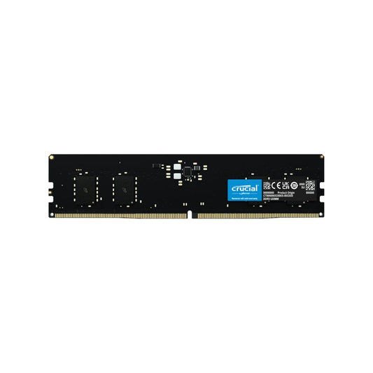 Crucial 8GB DDR5 RAM | 5600MT/s Speed | UDIMM Desktop Memory | On-Die ECC (ODECC) for Stability | Compatible with Next-Gen Intel & AMD Motherboards | Single Stick 8GB Module