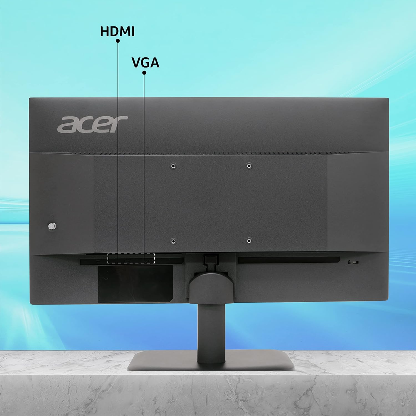 Acer EK240Y H 23.8 Inch (60.4 cm) Full HD (1920x1080) VA Panel LCD Monitor with LED Back Light I 1 MS VRB, 100Hz Refresh Rate I 250 Nits I HDMI & VGA Ports with HDMI Cable I Eye Care Features |Black