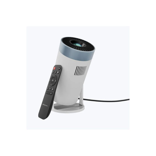 ZEBRONICS PixaPlay 62 Smart LED HD Projector (ZEB‑JLP 3) – Android 11, Wi-Fi, Bluetooth, Screen Mirroring, Built-in Speaker (White + Blue)