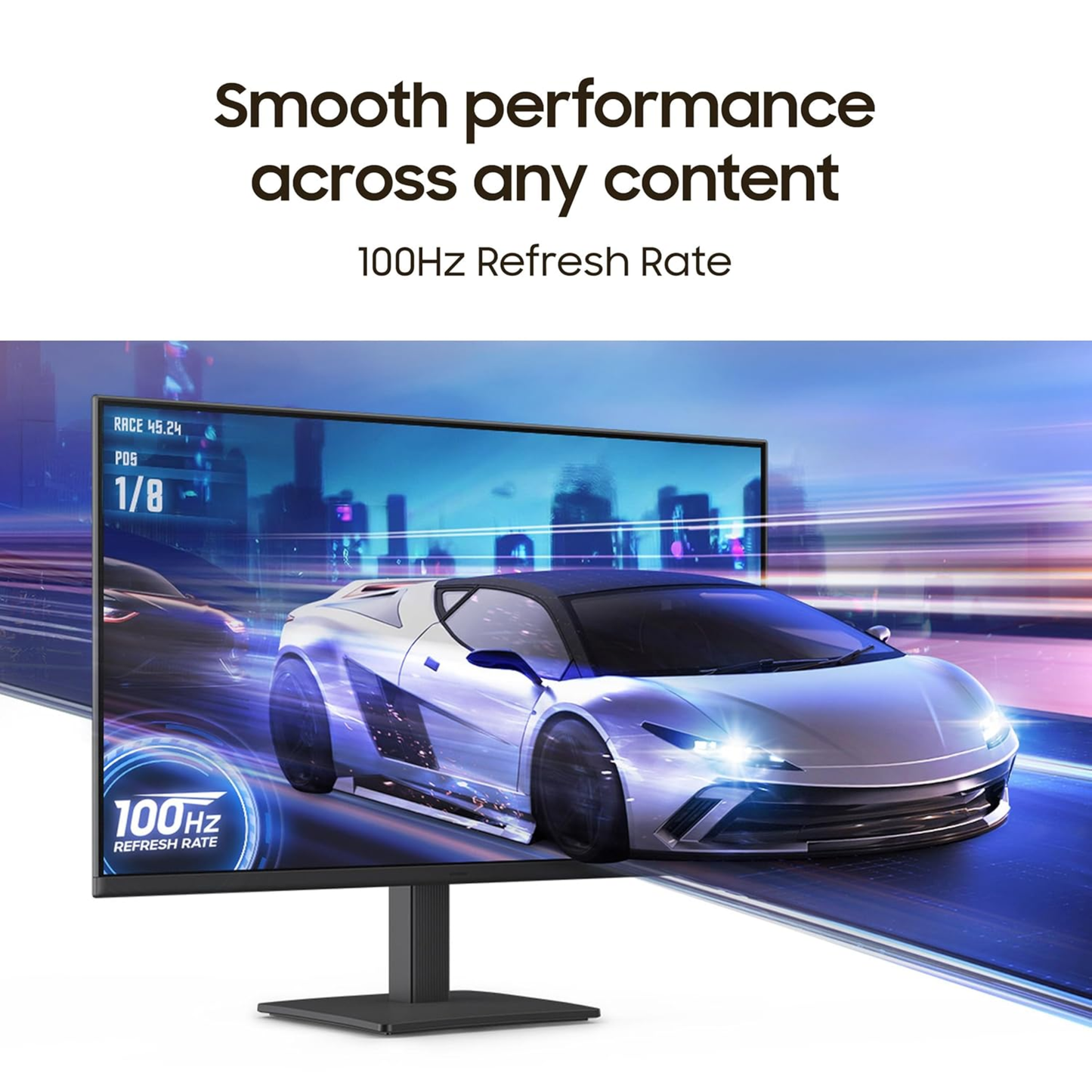 Samsung LS22D304GAWXXL 22 Inch Flat Monitor| FHD|IPS|100Hz|HDMI|VGA|Borderless| 1920 x 1080 resolution | 3 years warranty