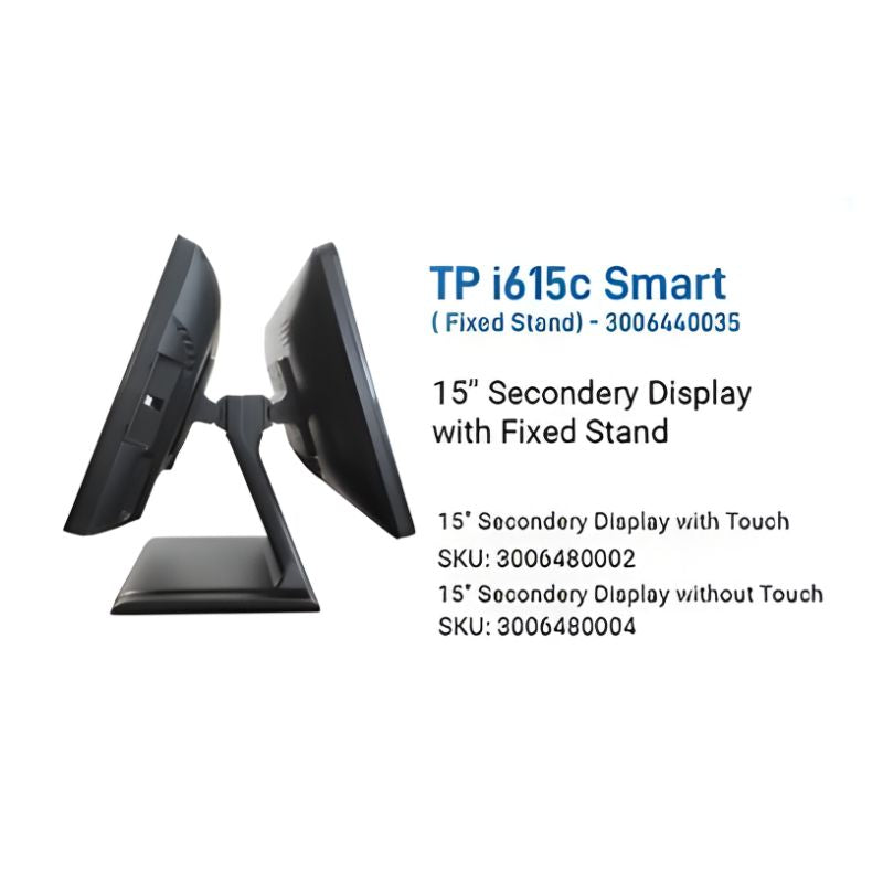 TVSE 1615C Smart Touch POS System 15 Inch All in One Terminal for Retail Stores Restaurants Cafes and Hospitality Businesses with Fast and Reliable Billing and Management