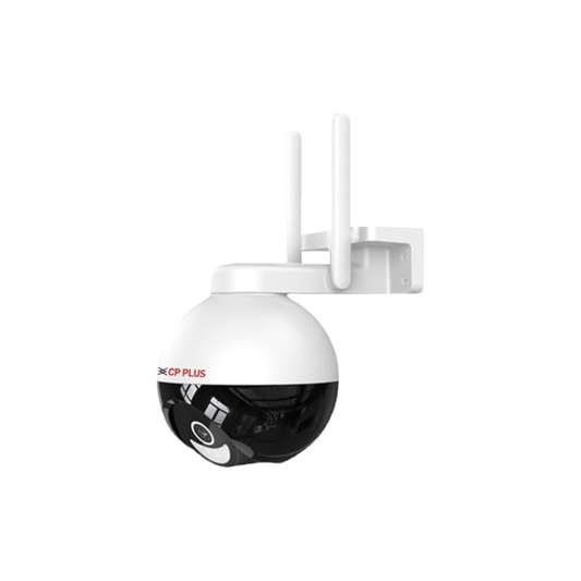 CP PLUS 4MP WI-FI Full Color Outdoor Smart Security Camera | CTC Technology|360˚with Pan & Tilt |Two Way Talk| Human Detection | Night Vision | Supports SD Card (Up to 128 GB) |Alexa & Google- CP-Z43Q