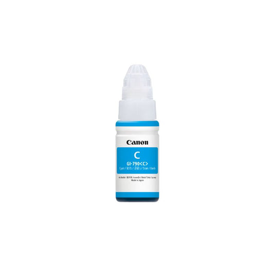 Canon GI-790 Cyan Ink Bottle |70ml | High-Yield Original Ink Refill for Canon G Series Printers | Vibrant |Long-Lasting Color Output | Ideal for Home, School, and Office Printing