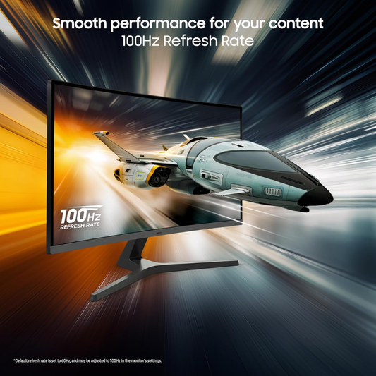 Samsung 32" (80 cm) S3 1500R Curved Monitor |FHD 1920 x 1080|100 Hz|4 MS | Ports-HDMI,VGA| Game Mode| Eye Saver Mode|LS32D390GAWXXL||Wall Mountable| Black