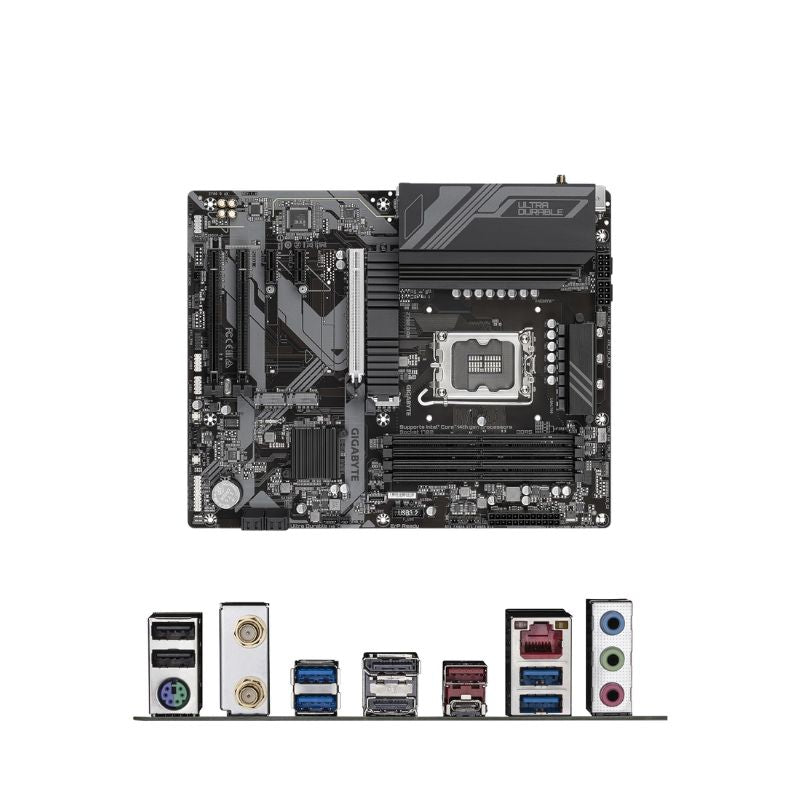 GIGABYTE Z790 D AX Motherboard | Intel LGA 1700 Socket | Supports 12th, 13th & 14th Gen Core | DDR5 Memory | Wi-Fi 6E & Bluetooth 5.3 | PCIe 5.0 | ATX