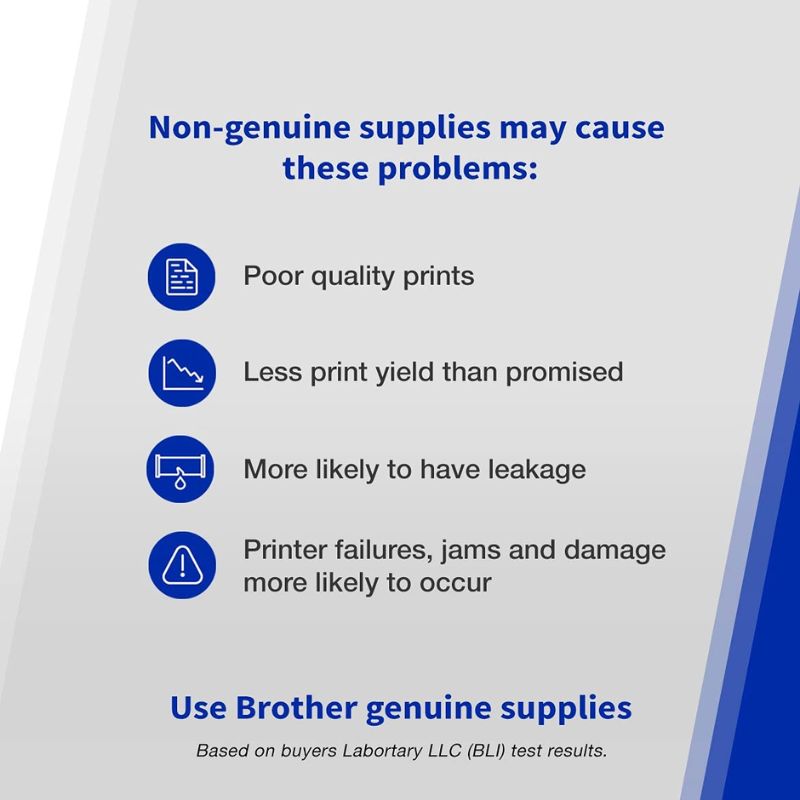 Brother BT5000Y Yellow Ink Bottle |48.8 ml |Genuine High-Yield Dye-Based Ink for Brother Ink Tank Printers| Up to 5,000 Pages| Spill-Resistant Refill Design
